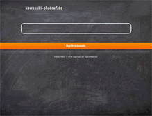 Tablet Screenshot of kawasaki-ohrdruf.de